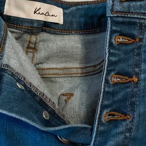 KanCan high rise button Jean